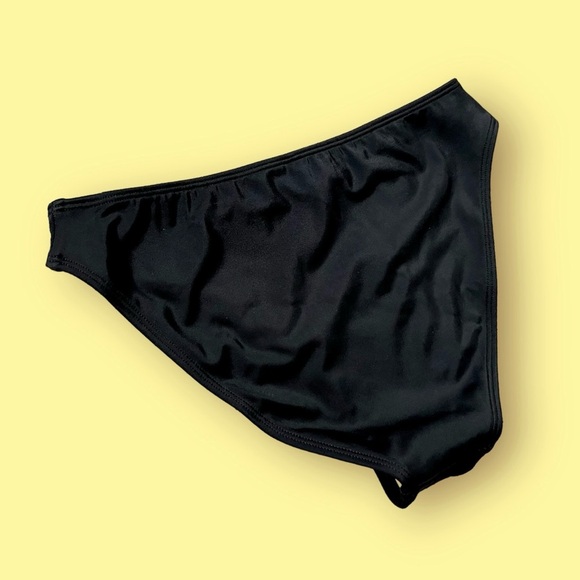 VENUS Honolulu Bottoms High-rise High-leg Black Bikini Size 4 Small NWT - Picture 5 of 8